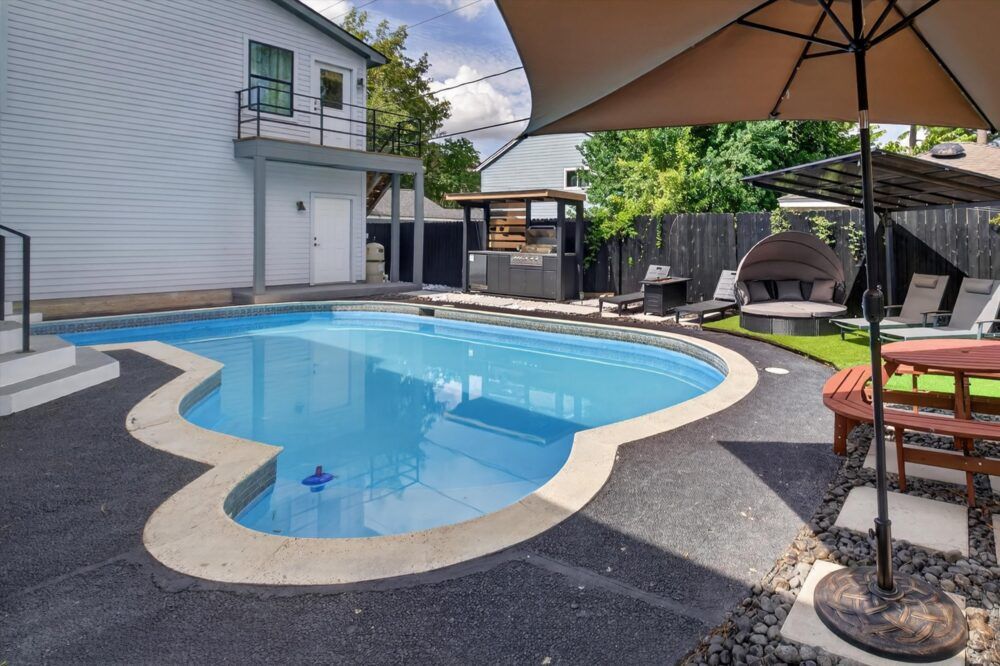 Enjoy our amazing private pool with your family and friends. 