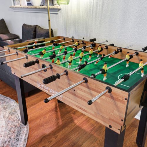 Challenge your friends at our multi-game table and make it a night to remember!
