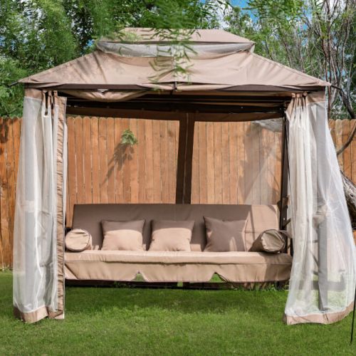 Enjoy yourself in our patio swing bench.