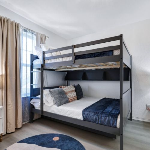 Decorated with high-quality linens.