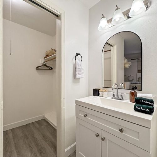 Towels included, and ample space to fit all your travel essentials.