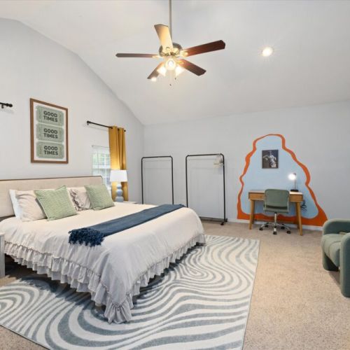Lovely decorated and spacios so you feel right at home.