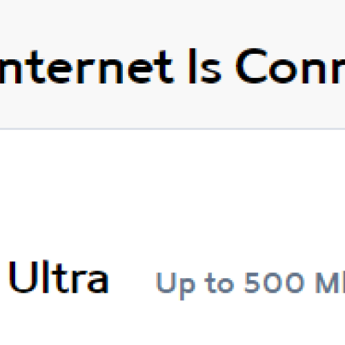 Fast WiFi 500+ Mbps.