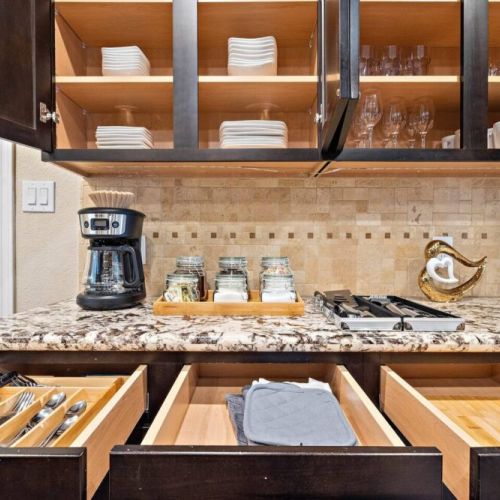 Kitchen is fully equipped so that you can feel like home for long stays.