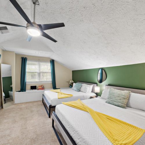 TV included in all bedrooms.
