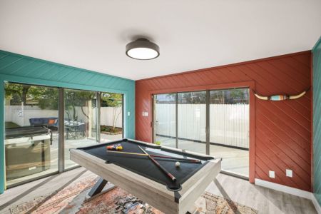 Rain or shine, the game room offers the perfect spot for a little friendly competition.