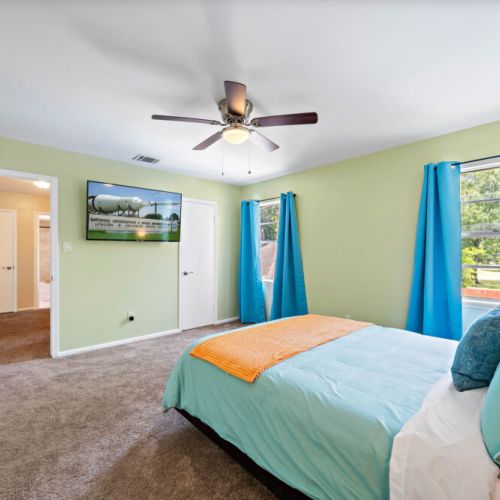 TVs included in all bedrooms.