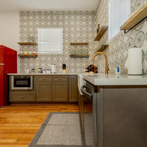 Plenty of space to prepare a delicious meal for your whole group.