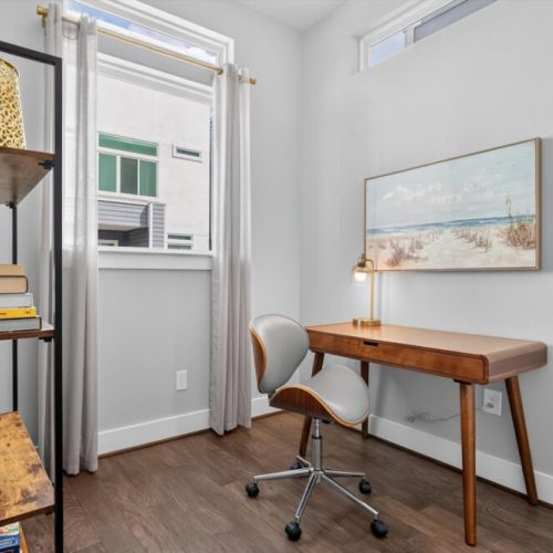 Do you need to finish some work? No problem, we got you covered! There is an entire office just for you.