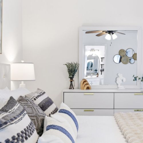 Beautifully decorated with a touch of luxury.
