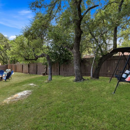 With plenty of space in the backyard, your pets will have lots of fun too!
