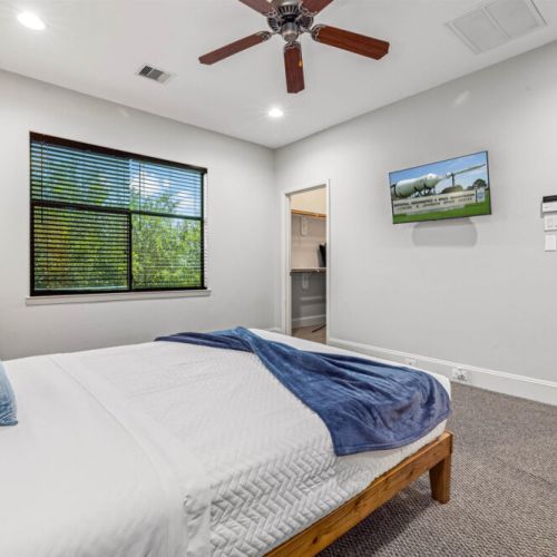 TVs included in all bedrooms.