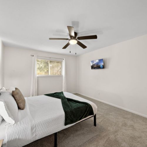 TVs included in all bedrooms.