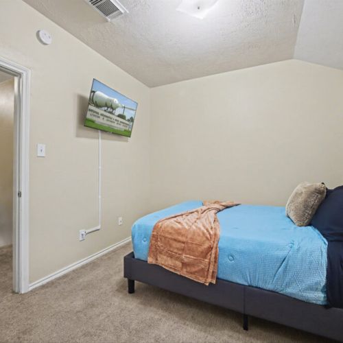 TVs included in all bedrooms.