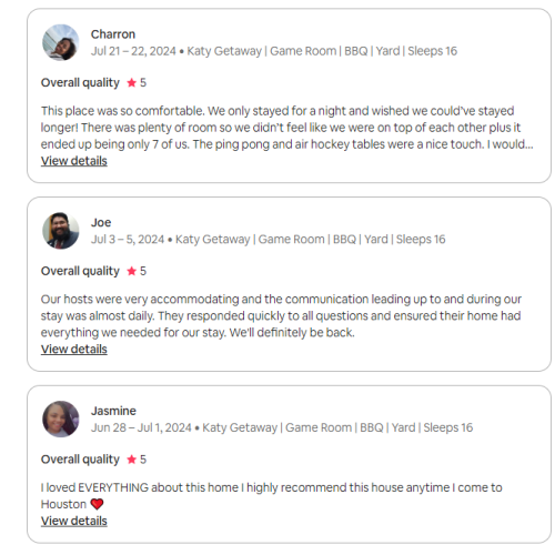 Still not sure? Take a look at the reviews from our past guests.