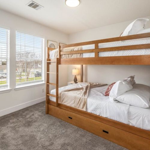 Decorated with high-quality linens.