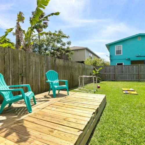 Huge backyard