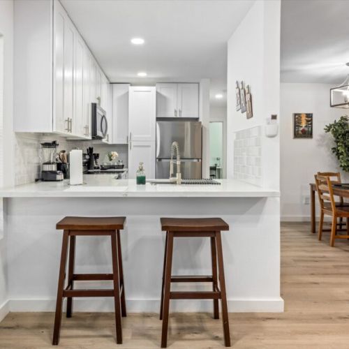 Two bar stools for your convenience!