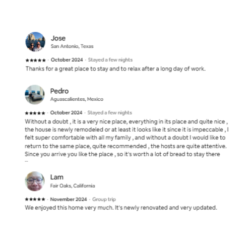 Still not sure? Take a look at the reviews from our past guests.