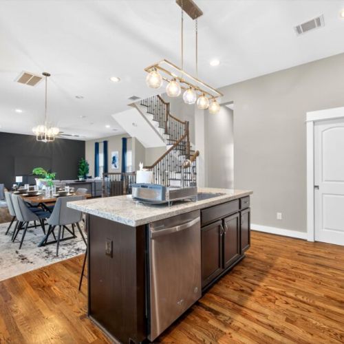 Stainless steel appliances.