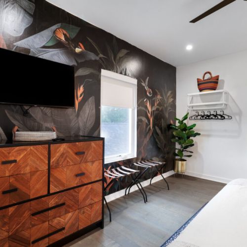 Awesome accent wall.