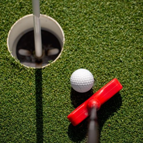 You can always practice your short game.