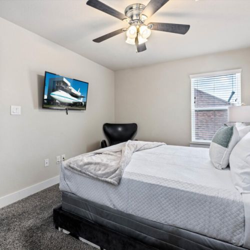 TVs included in all bedrooms.