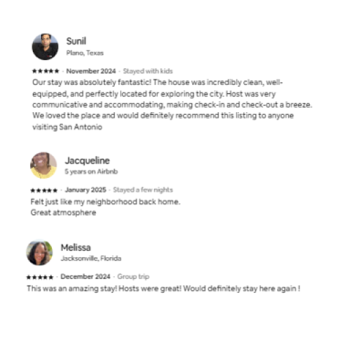Still not sure? Take a look at the reviews from our past guests.