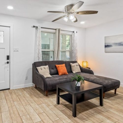 Comfy and homely.