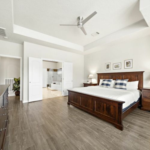 TVs included in all bedrooms.