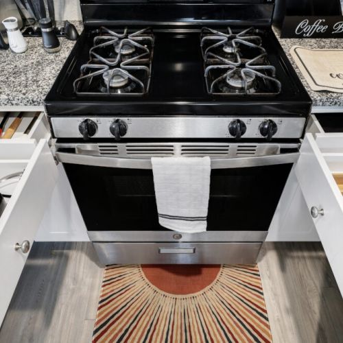 Kitchen is fully equipped so that you can feel like home for long stays.