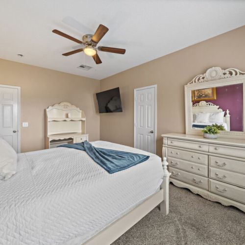 TVs included in all bedrooms.