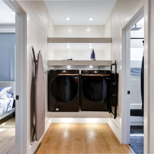 2nd set of washer & dryer. From washing to ironing, everything you need for a fresh start