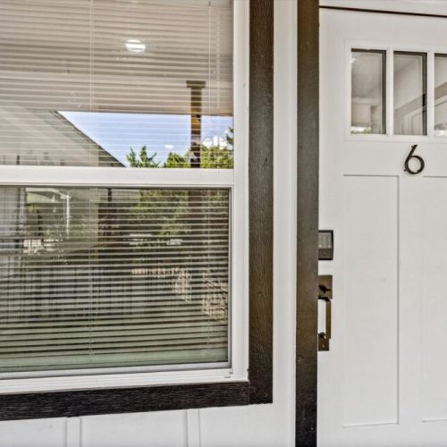 The front door of our lovely apartment.