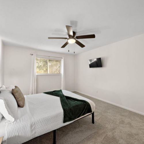 TVs included in all bedrooms.