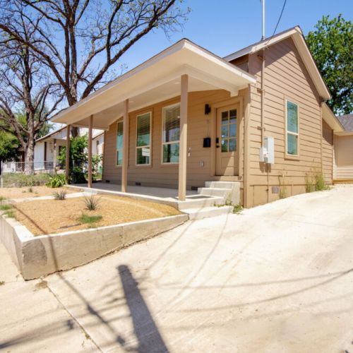 An exterior view of our lovely home. Can't wait to host you.