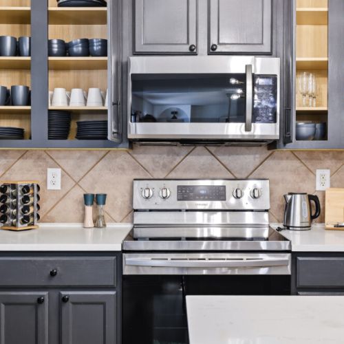 Kitchen is fully equipped so that you can feel like home for long stays.