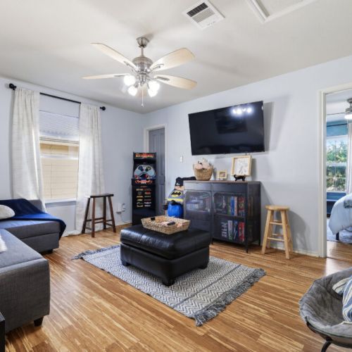 Have the best game night you've had in a while in our family room, equipped with an arcade machine and tons of board games!