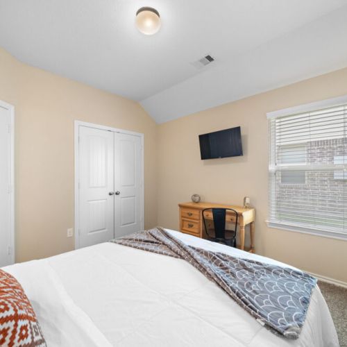 TVs included in all bedrooms.