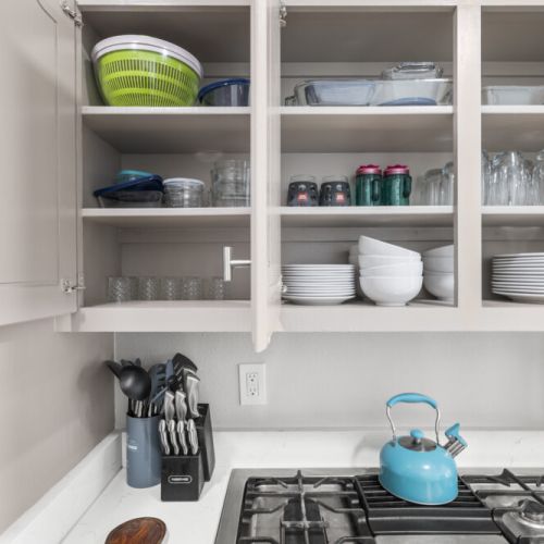 Kitchen is fully equipped so that you can feel like home for long stays.