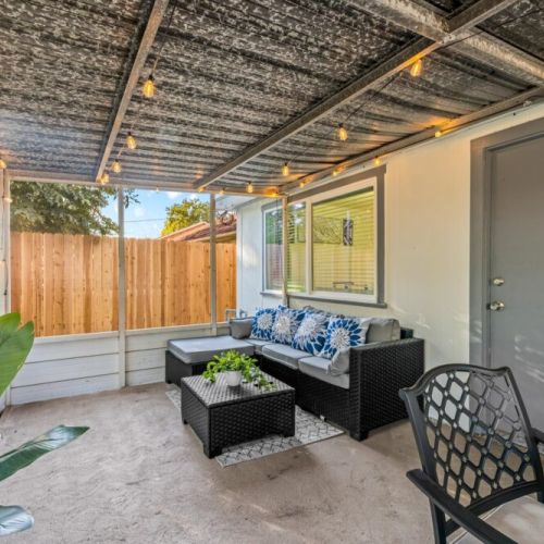 Cozy and comfortable.