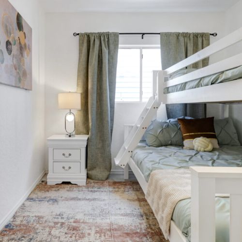 Beautifully decorated with a touch of luxury.