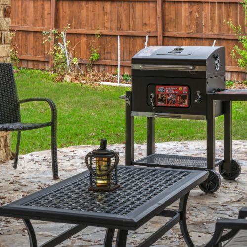 Savor the joy of cooking alfresco with our grill, creating delicious meals while enjoying quality moments with your family and friends.