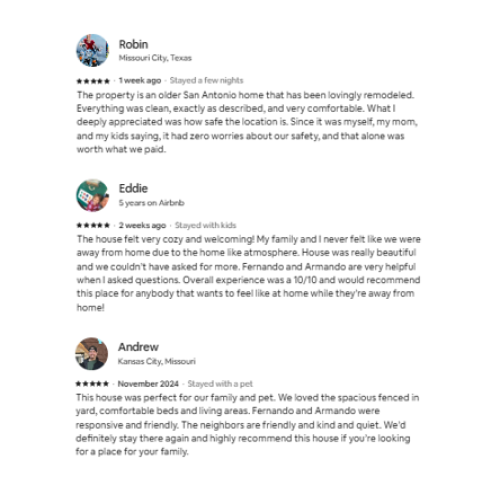 Still not sure? Take a look at the reviews from our past guests.
