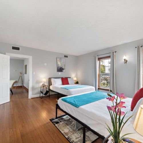 TVs included in all bedrooms!