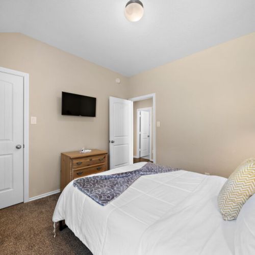 TVs included in all bedrooms.