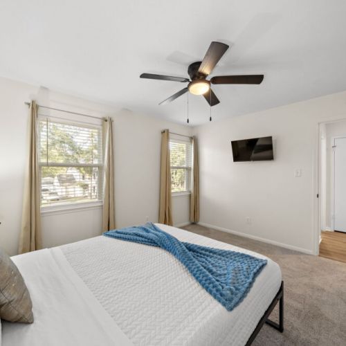 TVs included in all bedrooms.