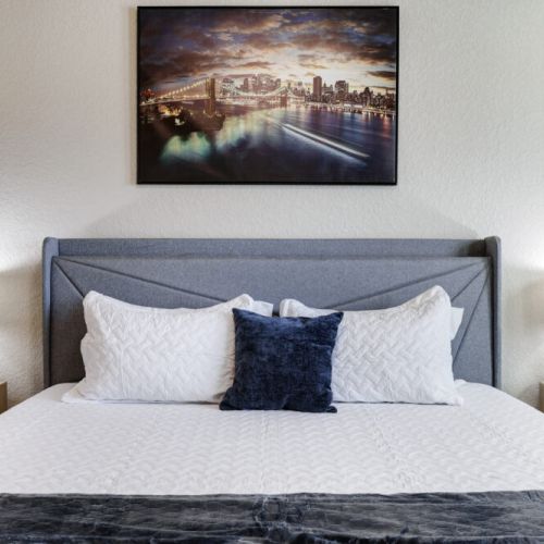 TVs included in all bedrooms.