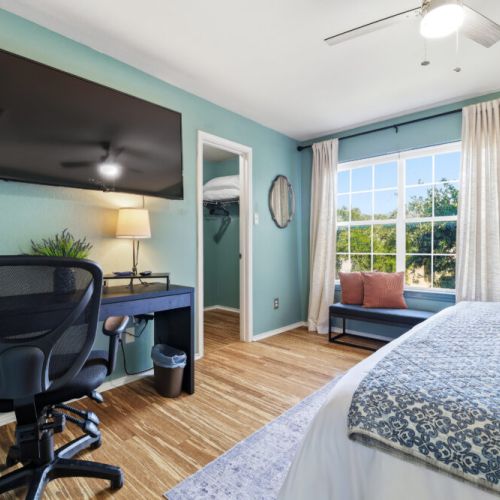 We have also included a second dedicated workspace for your maximum comfort.