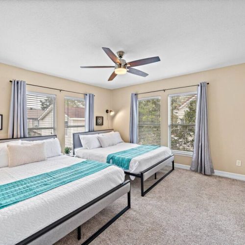 TVs included in all bedrooms.